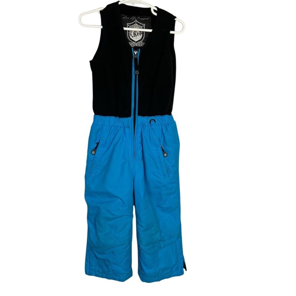 Rugged Bear Kids Snow Bib Overalls Blue Size  Winter Ski Snowboard